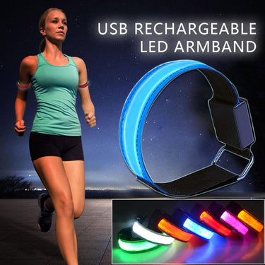 Night Safety Band Running Cycling Gear for Joggers Bikers Walkers Concerts